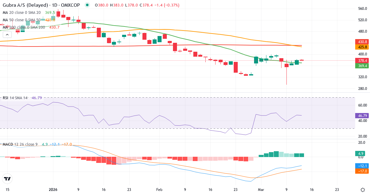 Gubra A/S teknisk analyse